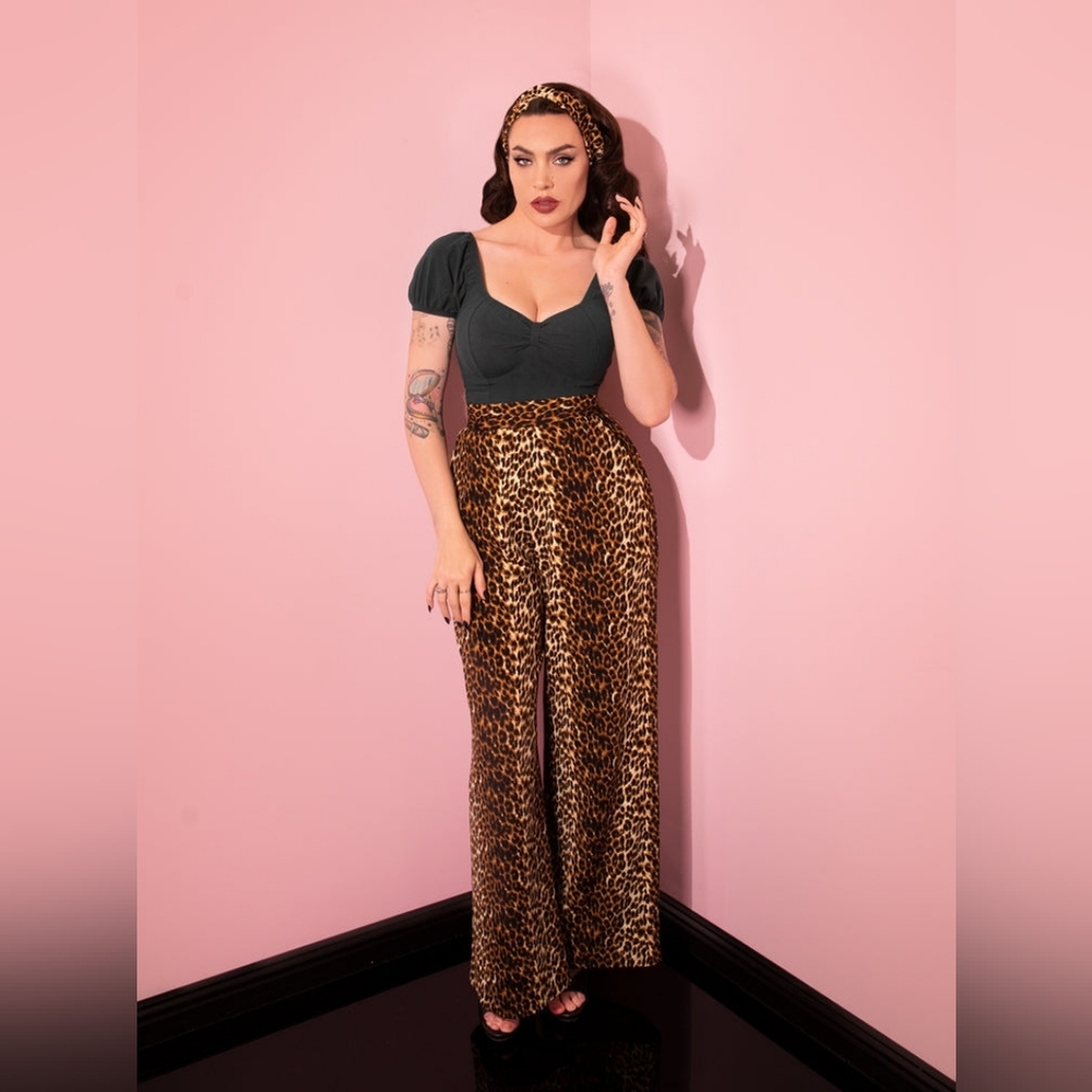 Vixen By Micheline Pitt Vacation Pants (L) (Altered) - Picture 2 of 7